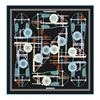 Silk Scarf Women City Street Print Square Scarves Head Echarpes Silk Foulards Femme Wraps Beach Shawl Bandana Lady Hijabs 90CM