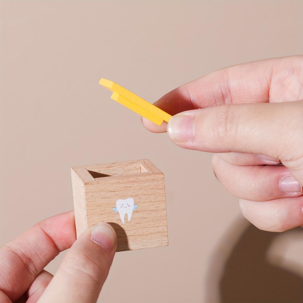 Hölzerne Cartoon-Feentür, Mini-Leiter-Dekoration für Feentür-Ornamente, Bunte Herz-Feentür-Heimdeko, Gedenk-Foto-Requisiten