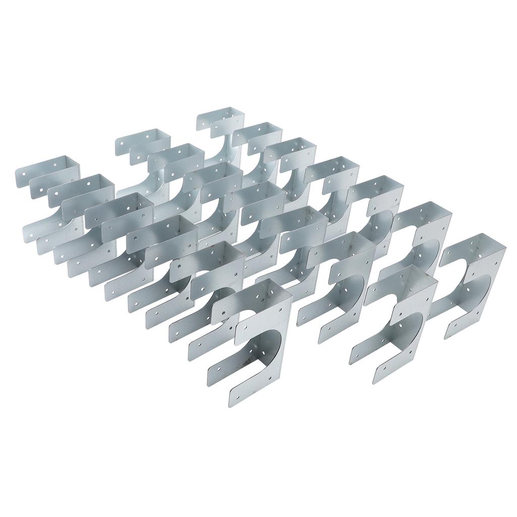 20pcs Metal Stud Shoes for Single Wood Studs Fits Up To 2?1/2 Inch Pipes Extra Support Wood Stud