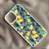 Cartoon Fresh Yellow Lemon Phone Case For iPhone 16 13 15 14 Pro Max 12 11 XR XS X 7 8Plus Fruit Shockproof Clear Hard Cover Bag