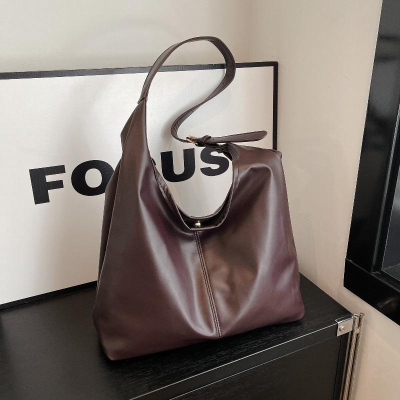 Large capacity bag women's autumn new fashion shoulder bag simple fashion large capacity commuter tote bag women