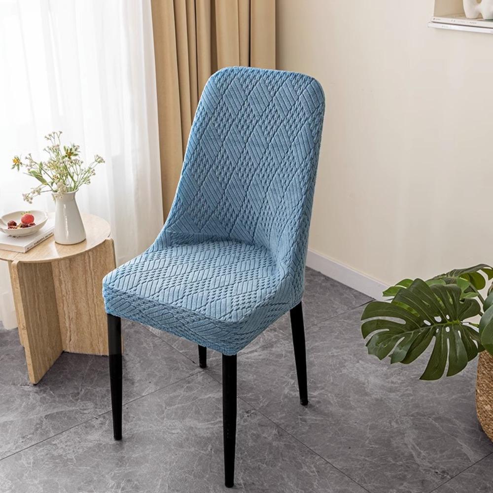 Universal Luxury Dining Chair Covers Stretchable Seat Covers for Home Kitchen Chairs with Backrest Protector