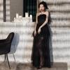 Black dress small evening dress 1011 new banquet temperament Hepburn style celebrity birthday can usually wear dresses