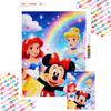 5D DIY Full Circle Diamond Painting Kit Princess Minnie Mouse Home Bedroom Wall Decor Gift