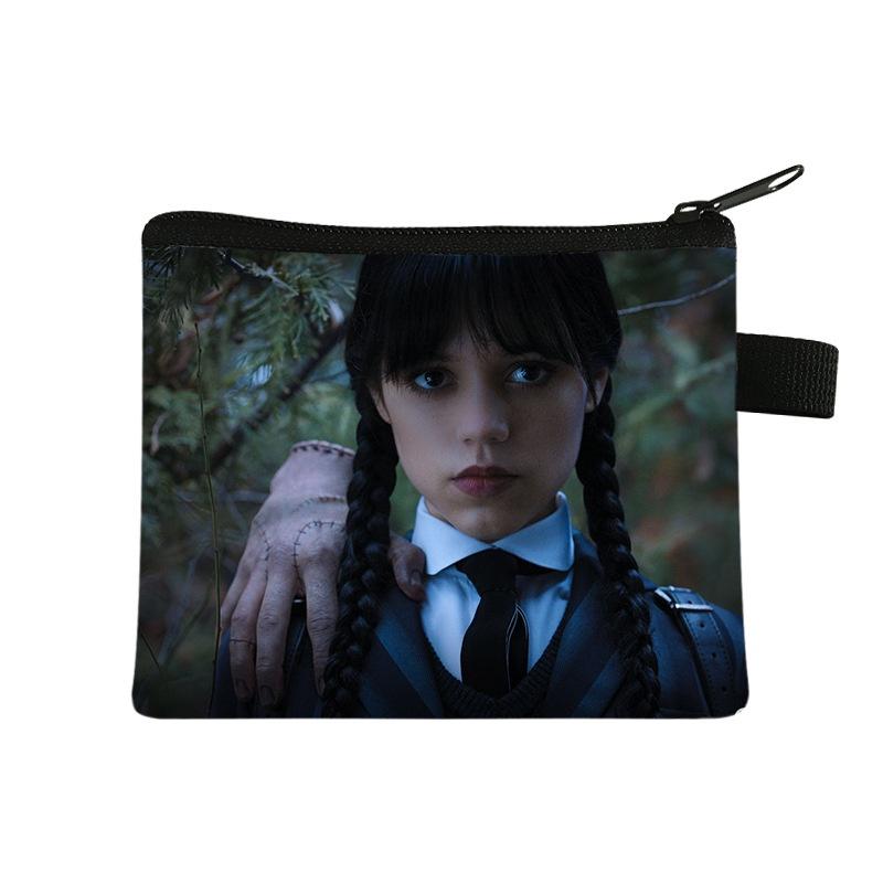 Family Adams The Coin Purse Printed Storage Card Bag Kid Gift Student