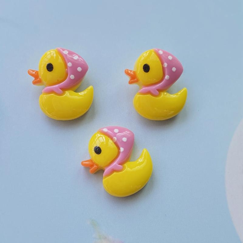 20pcs Resin Lovely Mix Colorful Mini Duckling Flatback Cabochon Stone  Scrapbook DIY Decor Home Figurine Crafts