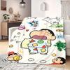 Shinchan Anime Print Blanket Warm Comfortable Flannel Blanket Suitable for Bedrooms, Sofas, Beds, Chairs, Picnics, Travel