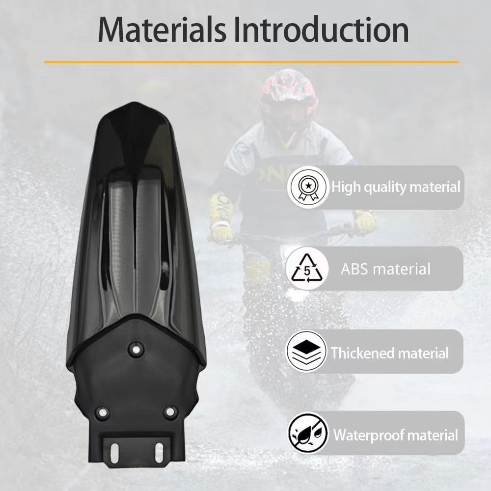 Rear Fenders ABS Motorcycle Mudguard Compatible with Talaria MX3 MX4 MX5 Electric Dirt Bike