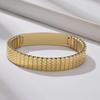 12mm Stainless Steel Elastic Medical Logo Bracelet - Korean Fashion, Model BR-263
