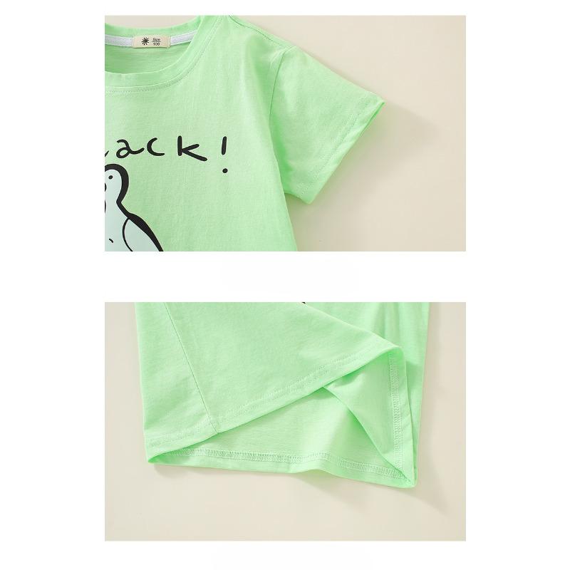 Summer New Children's Clothing Girls' Short-Sleeved Cartoon T-shirt Children's Round Neck Bottoming Shirt Baby's Top Trendy
