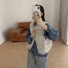 Thin ribs cotton vest women's winter new design sense small vest jacket vest vest