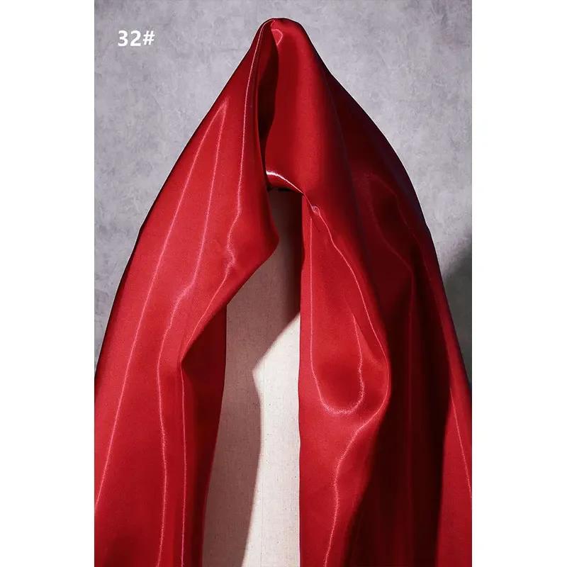 150Cm Wide Luxury Glossy Metallic Liquid Satin Fabric Galaxy Shiny Cloth Crafts for Fashion Designer Show Dress Comfort Material