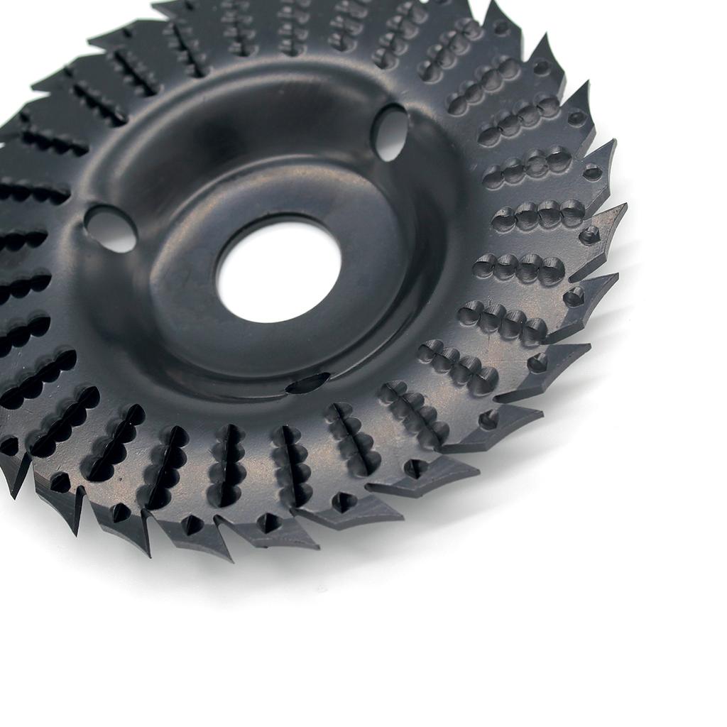 KKmoon 1 buc Disc de șlefuit polizor unghiular 28 dinți Disc abraziv pentru prelucrarea lemnului