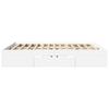 Bed Frame without Mattress White 180 x 200 cm Engineered Wood