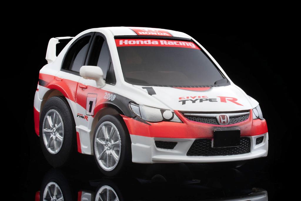 TOMYTEC Zero Z63d Honda Civic Type R Race Finished Product Choro-Q (FD2) One-Make Specification,
