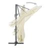 Traffic Light Umbrella with Aluminum Pole 400 X 300 Cm Sand Beige