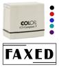 Printtoo Faxed Self Inking Rubber Stamp Pre-Inked Office Stamp- Home Office Business Stationery, 47 x 20 mm