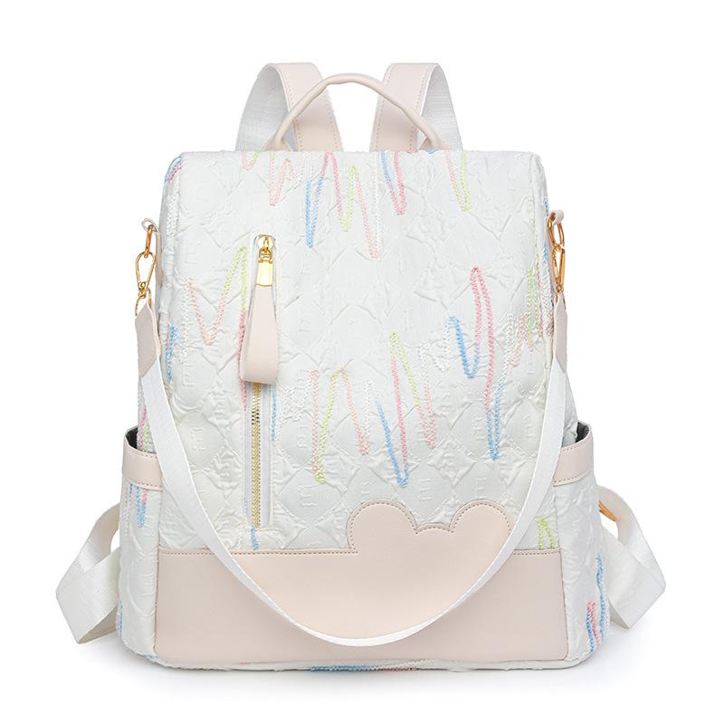 

High-value schoolbag female college student ins Japanese cute soft girl girl backpack versatile junior high school backpack синий