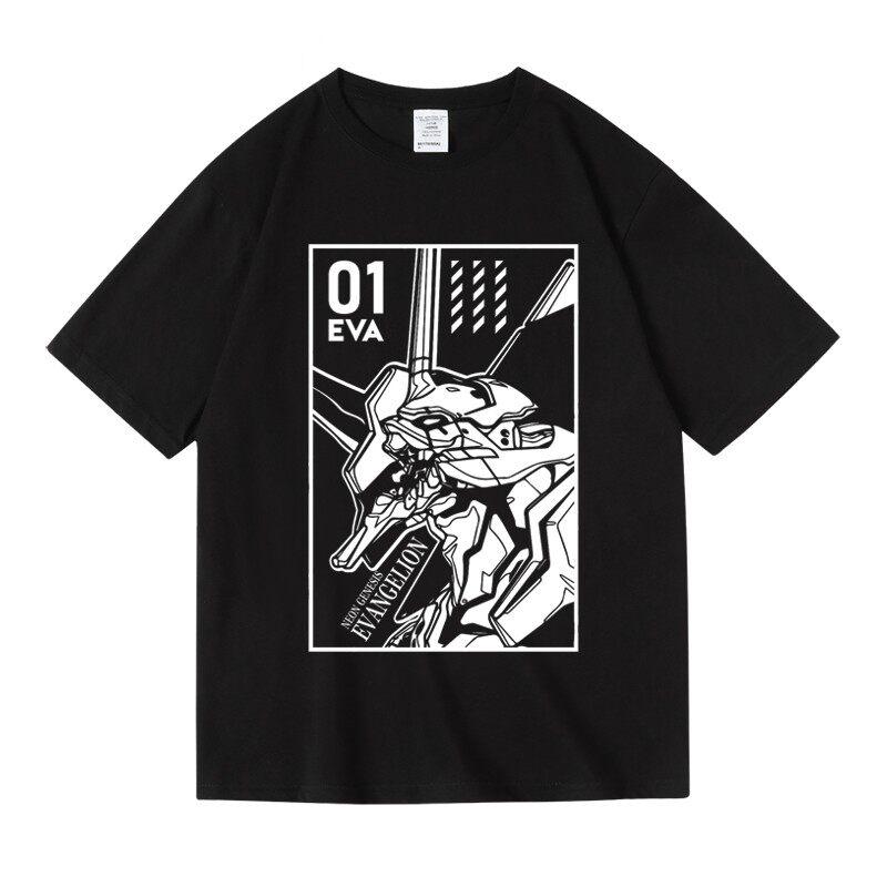 Neon Genesis Evangelion Anime Eva - 01 Graphic Printed T-shirt Men's and Women's T-shirt Men's Top Sports T-shirt Summer New Tee