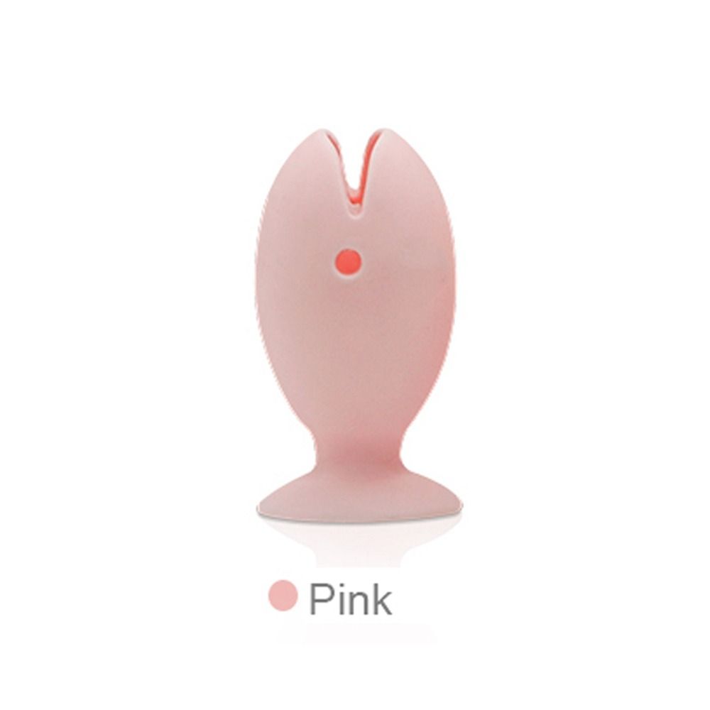 

Saving Space Non-slip Toothbrush Bracket Toothbrush Base Bathroom Storage Tool Toothbrush Holder рожевий