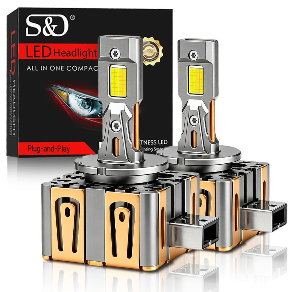 2Pcs Dual Color D1S D3S LED
