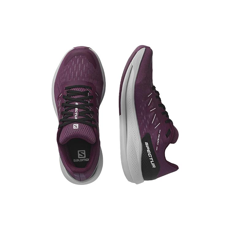 SALOMON Running Shoes Women's Low Top Grape Purple 415891