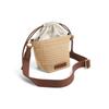 Charles & Keith Dopamine Woven Series Hollow Weave Drawstring Bucket Bag Women crossbody bag Multi-color CK11-10782618