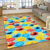 3D Cartoon S-Sesame Street Rug Carpet for Living Room Bedroom Home Decor,Floor Mat Non-slip Decoration for Sofa Doormat Kid Gift