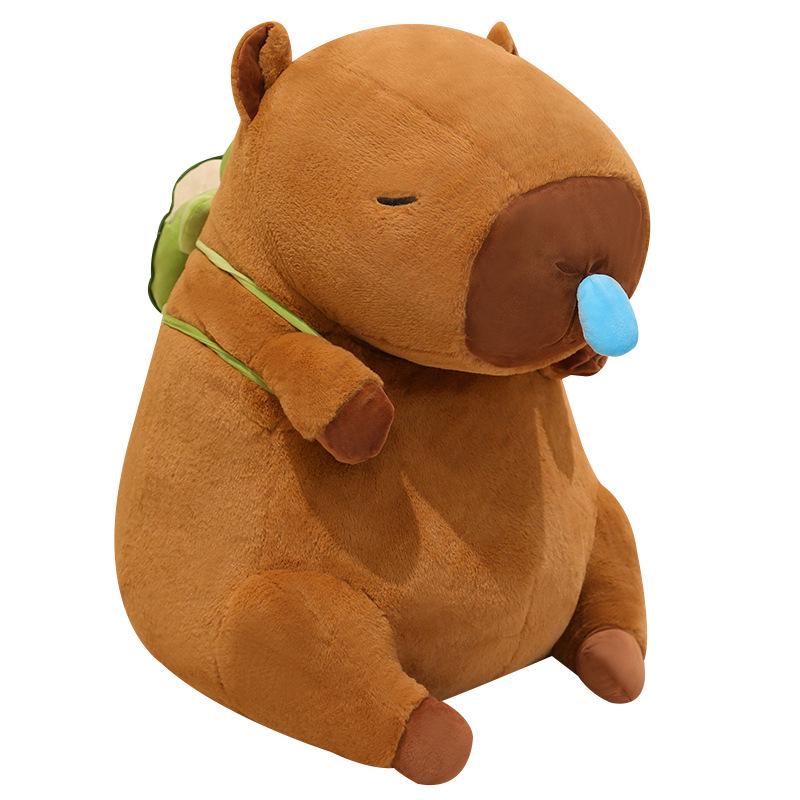 Capybara and Turtle Plush Toy – Children's Comfort Pillow and Birthday Gift for Women