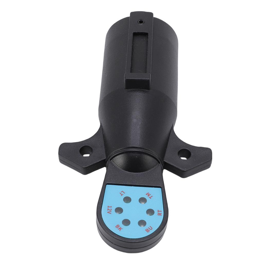 Testador de Sinal de 7 Vias para Trailer RV Plugue Padrão Americano 7 Pinos Testador de Circuito de Fiação AC12V