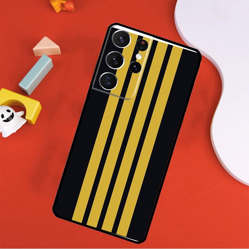 Airplane Pilot Epaulette Phone Case For Samsung Galaxy S23 S20 FE S8 S9 S10 S21 Plus Note 10 Note 20 S22 Ultra Cover