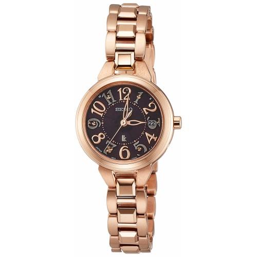 Seiko Watch Lucia SSVW190 Women's Pink Gold