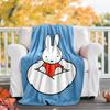 1pc Miffy4 Theme Blanket - Digital Print, Polyester, Cozy for All Seasons, Perfect for Outdoor, Camping, and Travel