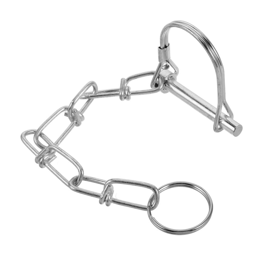 SOESFOUFU Trailer Pin Shaft Lock Pin Trailer Pin with Chain Trailer Brake Cable Heavy