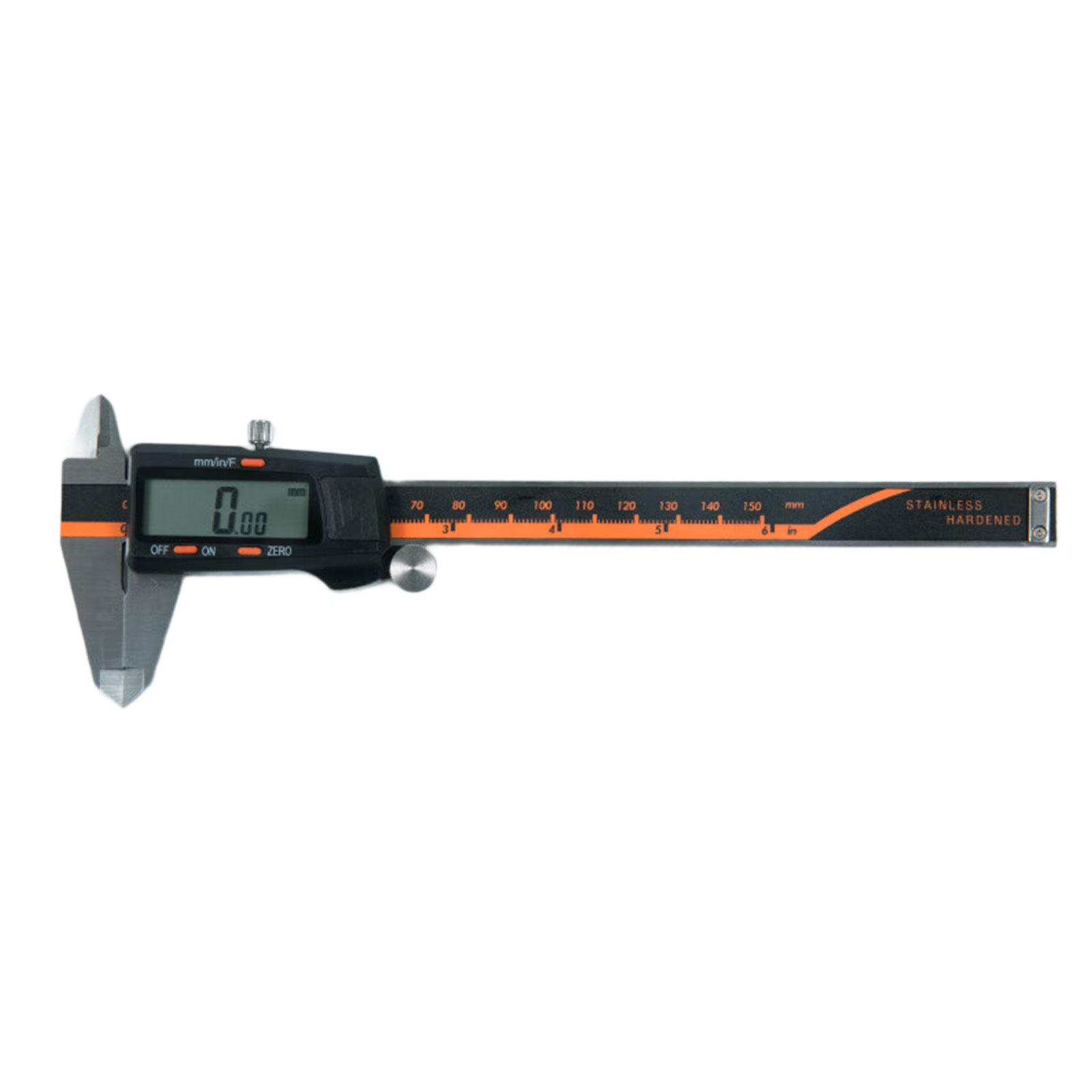 

Digital Caliper,150mm 6 Calipers Measuring Tool Electronic Micrometers Caliper Measuring with LCD Screen 1