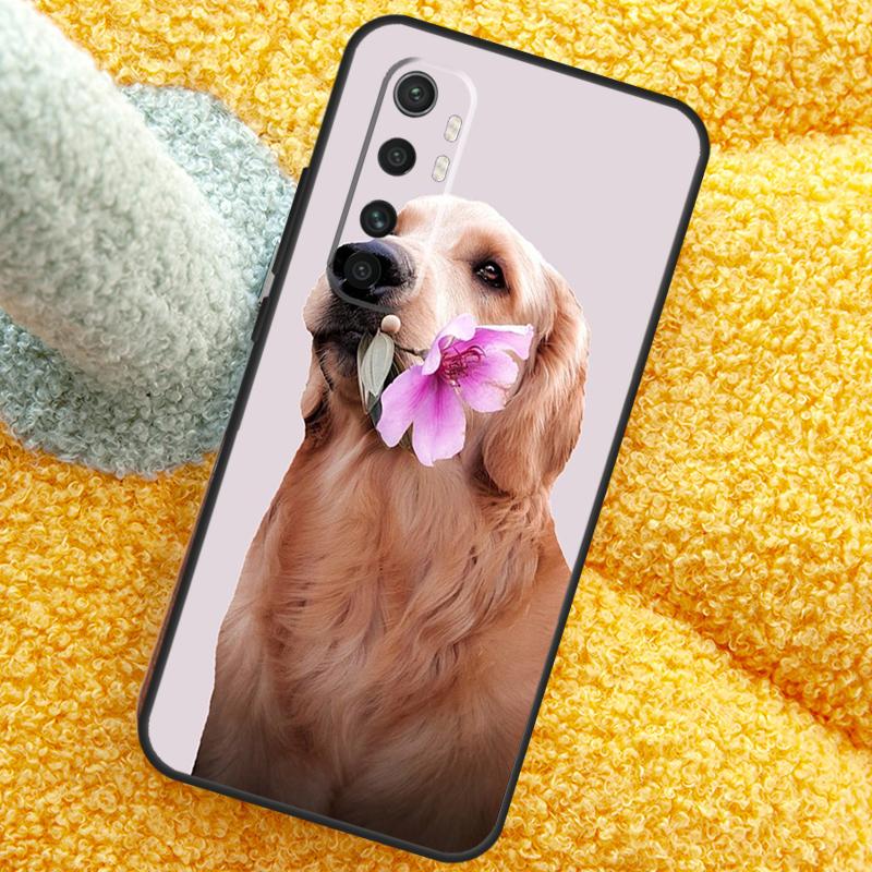 Goldener Retriever Hund Hülle Für POCO X3 X4 X5 F5 Pro M5s C40 F4 GT F3 Hülle Für Xiaomi 12T 11T Pro 12 13 Lite 12X