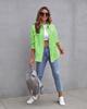 New 2023 Women's Autumn/Winter Denim Cardigan - Solid Color, Single-Breasted Turn-Down Collar Shirt Jacket