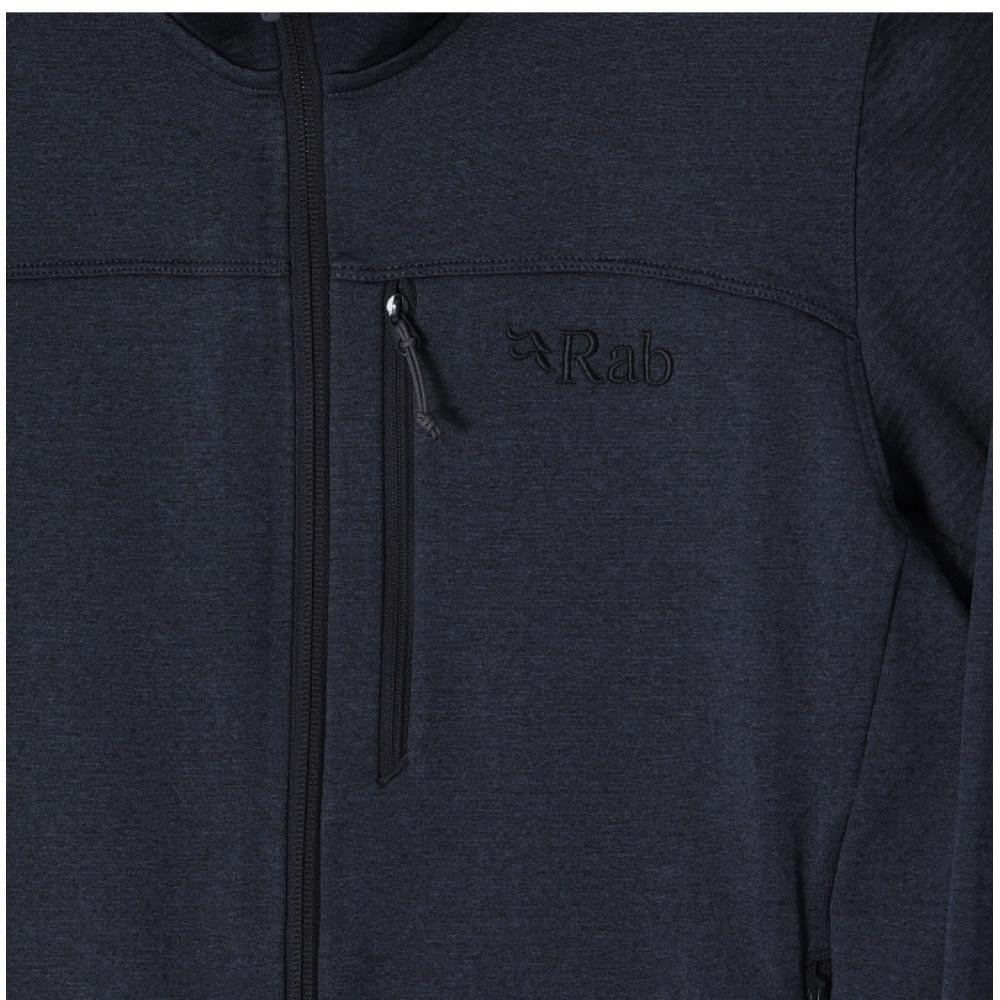 Rab Qff 55 Beluga Graviton Fleece Hoodie Mens Jacket