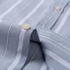 Men's Striped / Solid Short Sleeve Oxford Cotton Button Down Shirt, Summer Casual Comfort Lightweight Breathable with Chest Pocket