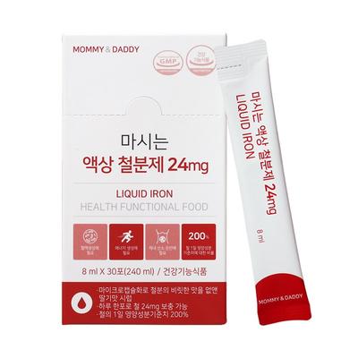 Mommy & Daddy Drinkable Liquid Iron Supplement 24mg