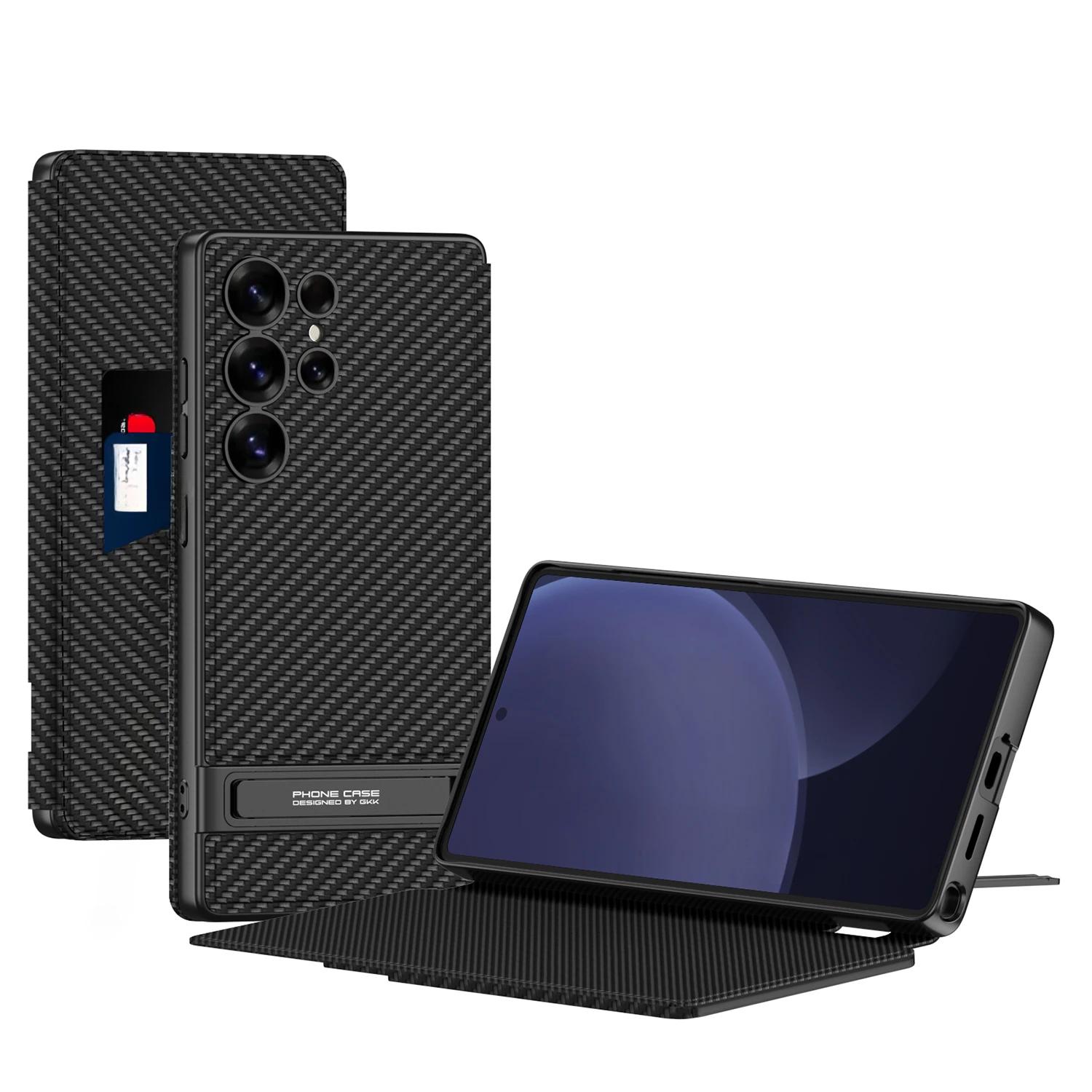 

Кошелек с подставкой и держателем для карт, чехол из гальванизированной искусственной кожи с полным покрытием для телефона Samsung Galaxy S25 Ultra Flip Cover For Galaxy S25 Ultra