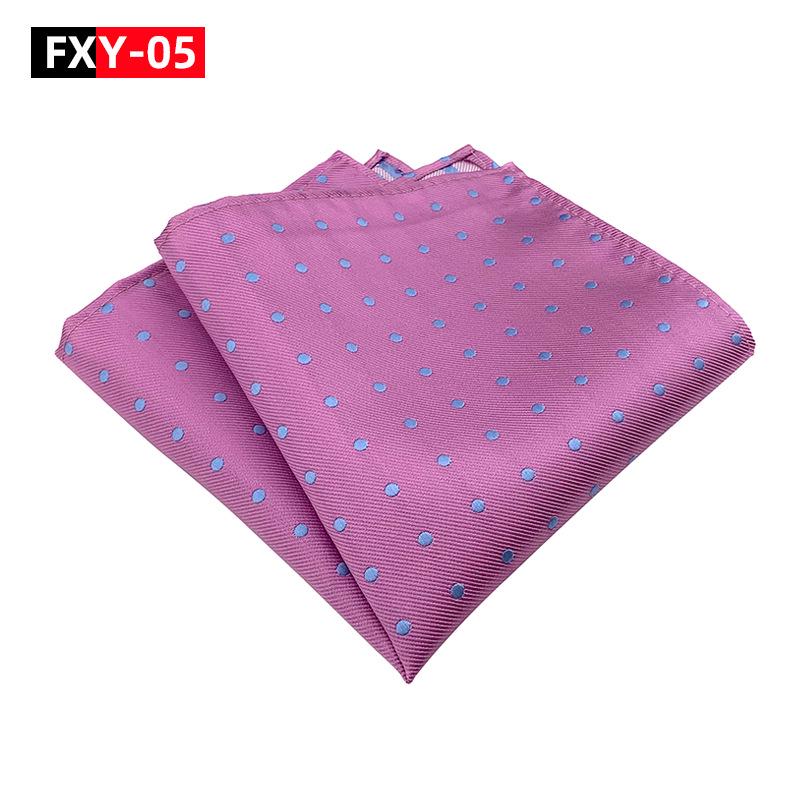 Men's Polka Dot Pocket Square Handkerchief - Stylish Suit Accessory
