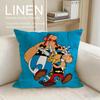 Cute Asterix Cushion Cover Pillowcase Set Pcs x x Breathable Washable Sofa Cushion Cover
