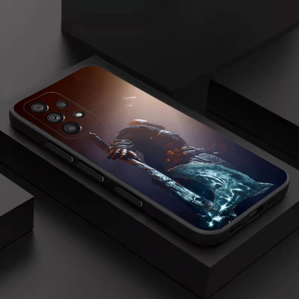 Cool G-God of W-War Game Phone Case For Samsung S 26,25,24,23,22,30,21,10,9,Ultra,Plus,Lite,FE,4,5G Black Soft Case