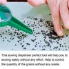 2 PCS seeder, handheld adjustable garden seeder set, suitable for sowing small seeds such as flowers and vegetables