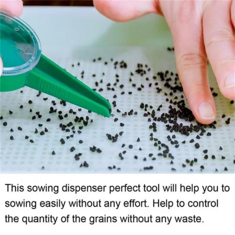 2 PCS seeder, handheld adjustable garden seeder set, suitable for sowing small seeds such as flowers and vegetables