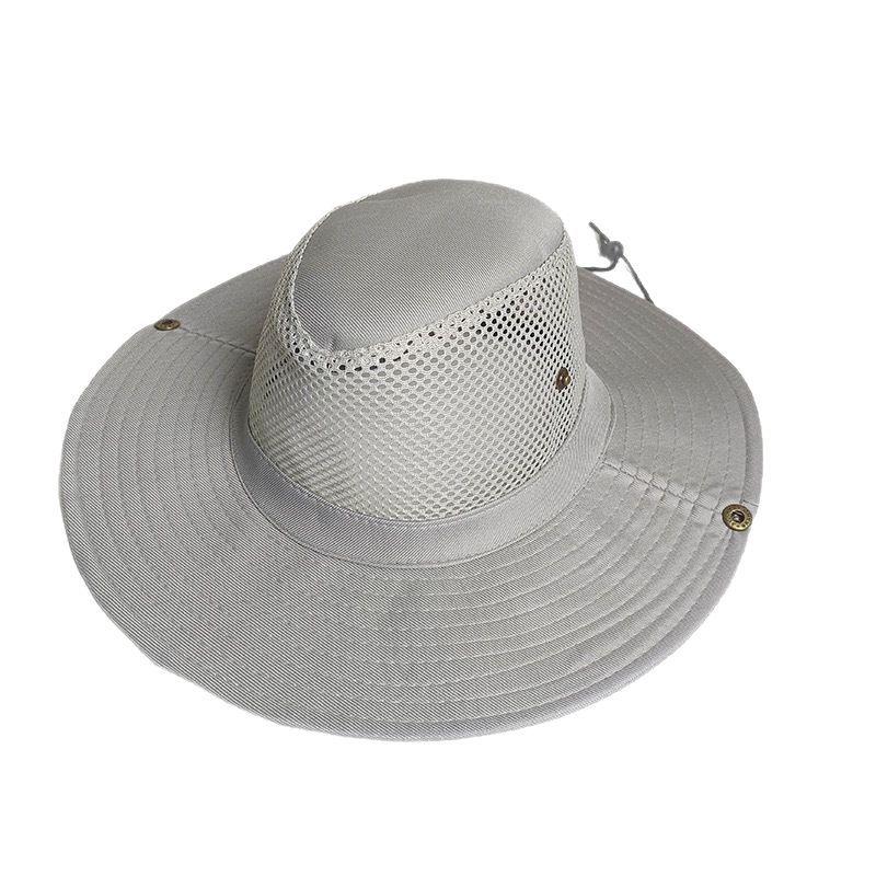 Summer Men'S Sun Hat Outdoor Mountaineering Versatile Bucket Hat Cowboy Hat Breathable Fishing Hat Scenic Hat