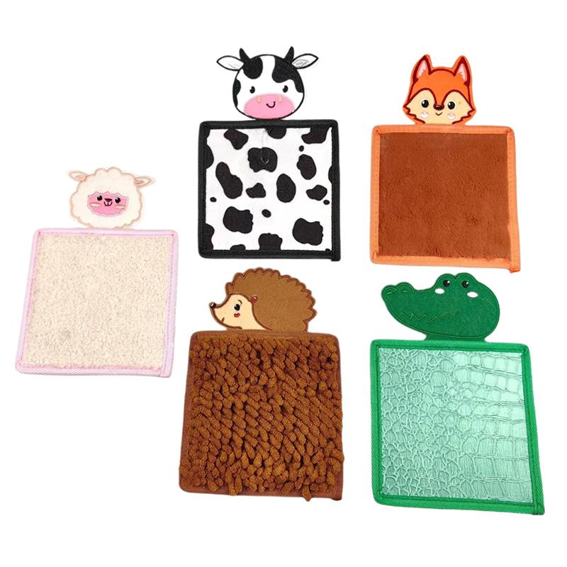 Sensory Mats Animal Theme Mini Sensory Tiles Assorted Textured Sensory Walls Panel For Autistic Boys Girls Sensory Disorder Toys