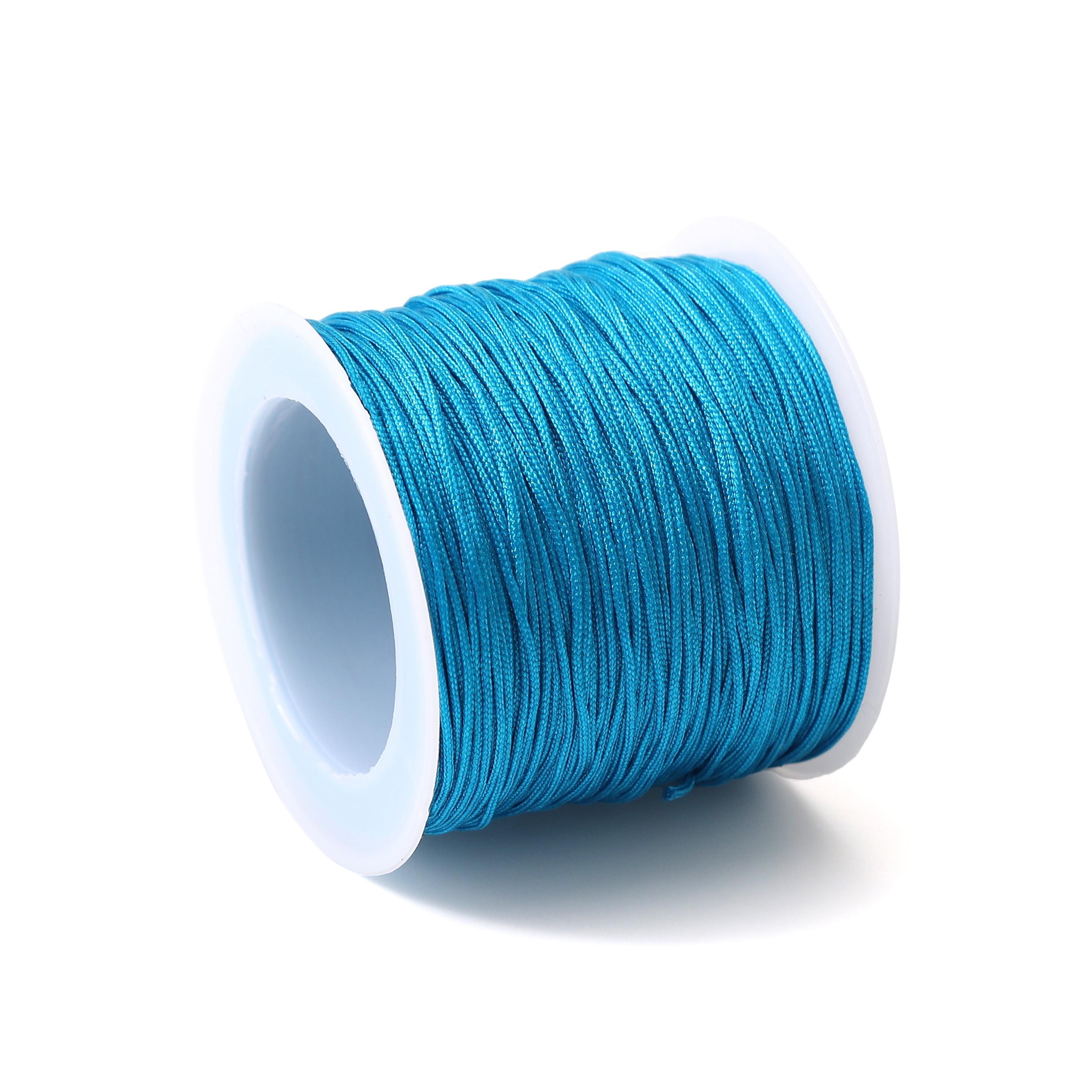 

50 м/лот 0,8 мм хлопковый шнур нейлоновый шнур нить DIY бисер плетеный браслет изготовление ювелирных изделий 30