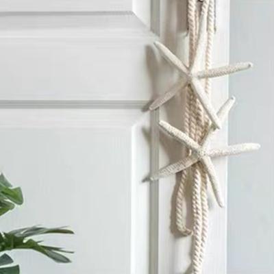 Amarra-cortinas, com Amarradores Decorativos para Cortinas em Forma de Estrela, Suportes de Corda Grossa de Algodão e Linho para Quarto Sala de Estar